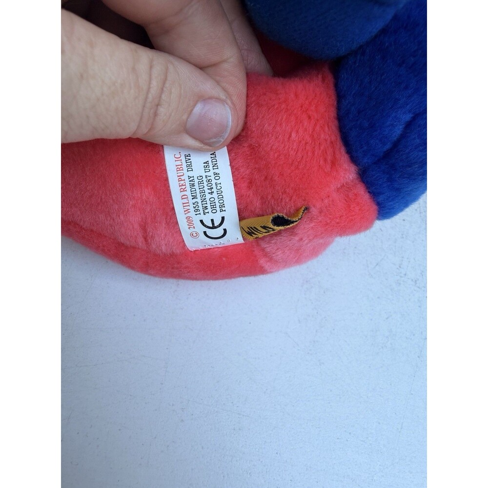 WILD REPUBLIC BIG EYED PINK & BLUE FROG Toad PLUSH TOY PRE P15 - Picture 10 of 12